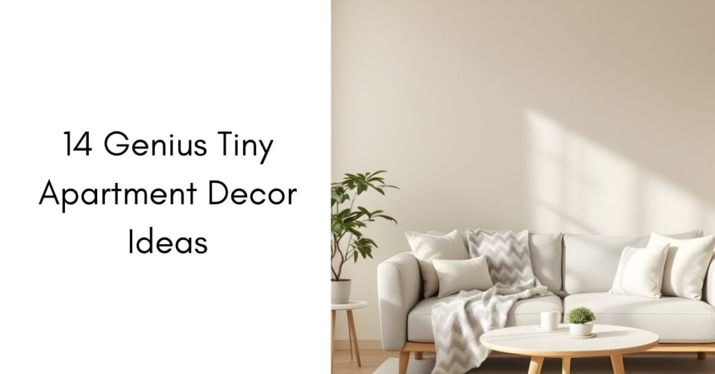 14 Genius Tiny Apartment Decor Ideas
