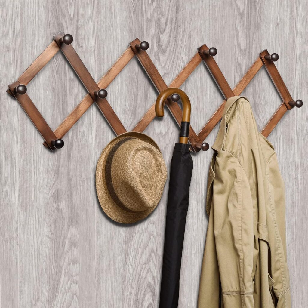 Wall-mounted hooks