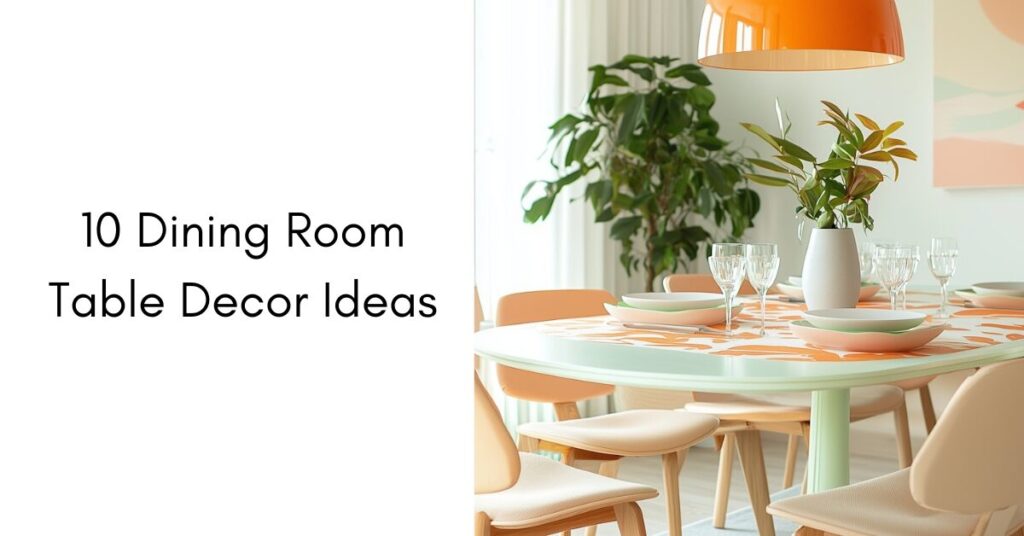 10 Dining Room Table Decor Ideas