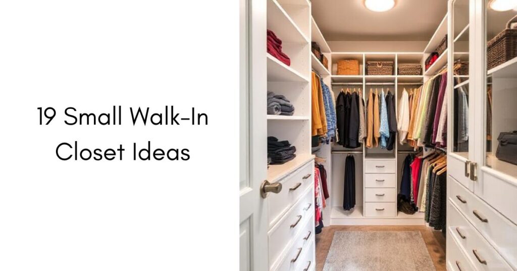 19 Small Walk-In Closet Ideas