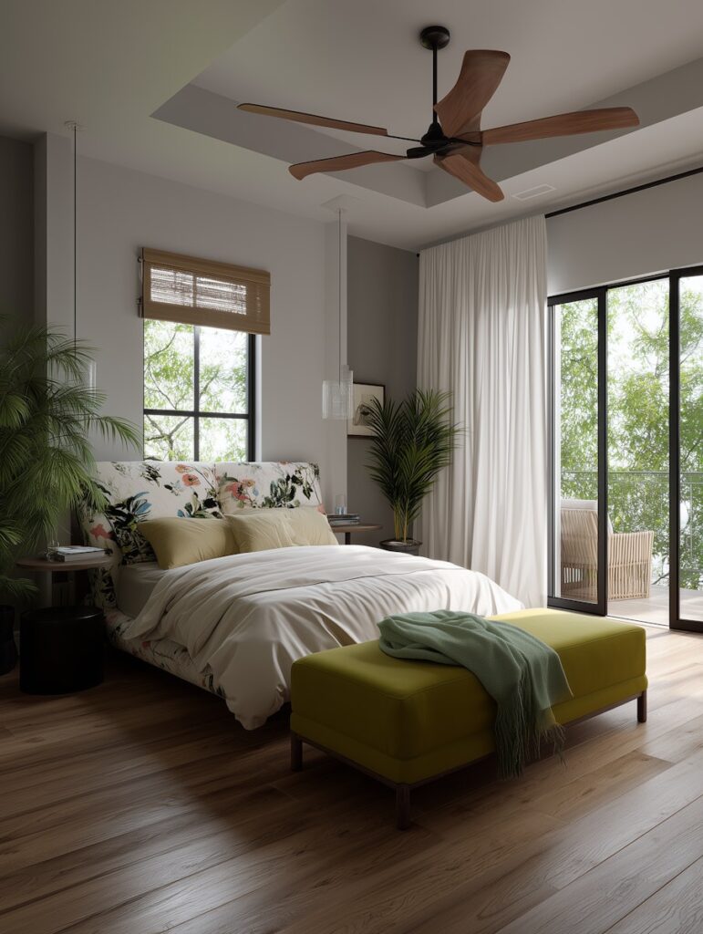 add a bench or ottoman