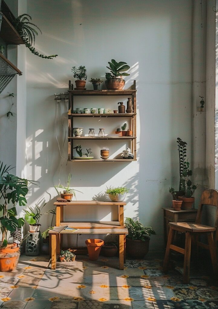 green wall