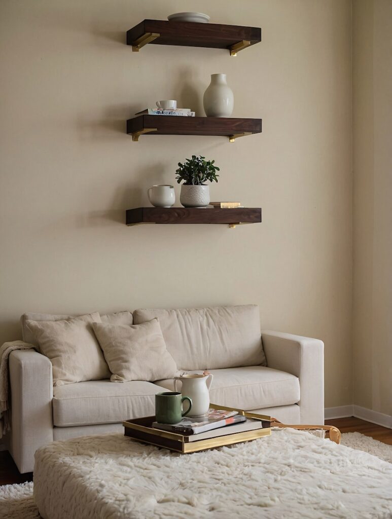 Use Floating Shelves