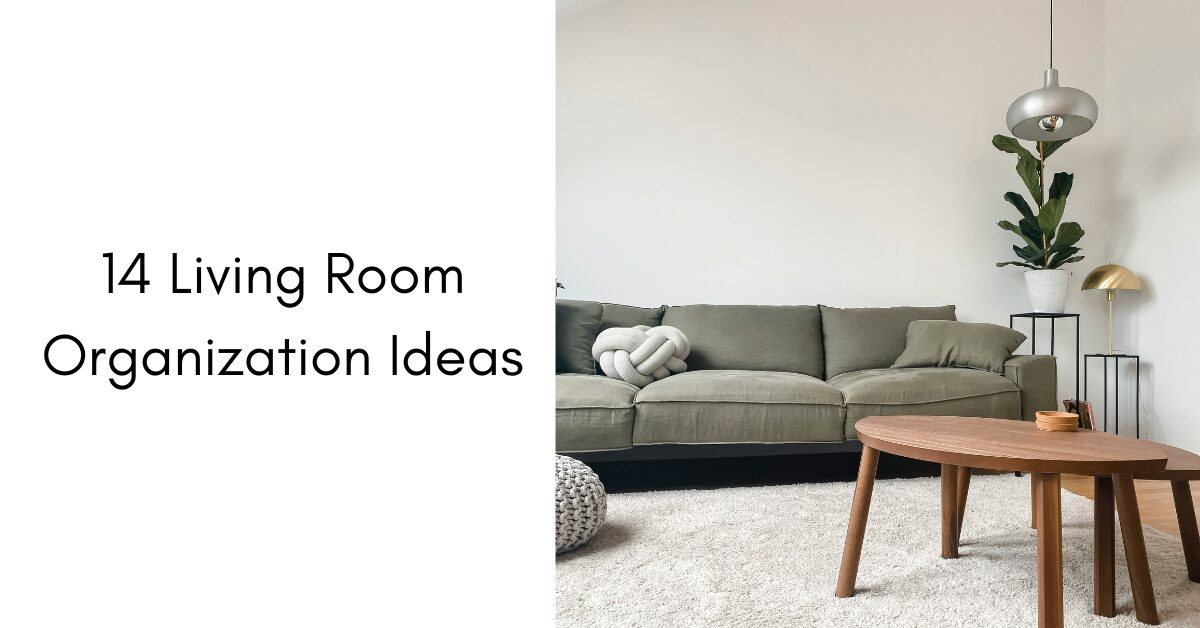14 Living Room Organization Ideas