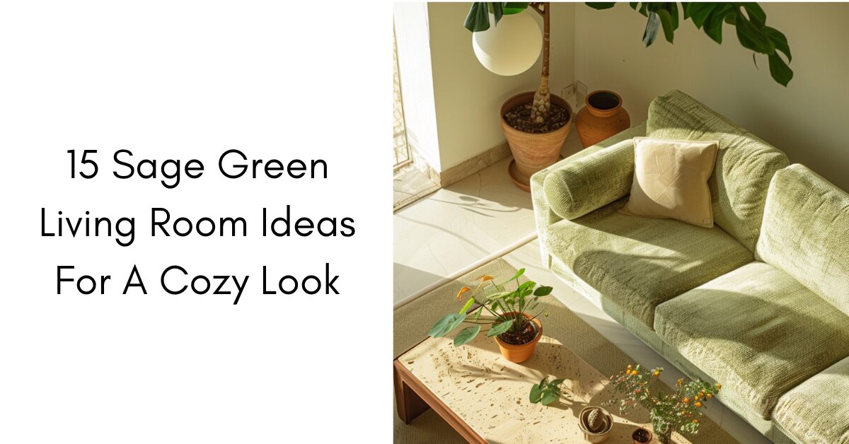 15 Sage Green Living Room Ideas For A Cozy Look