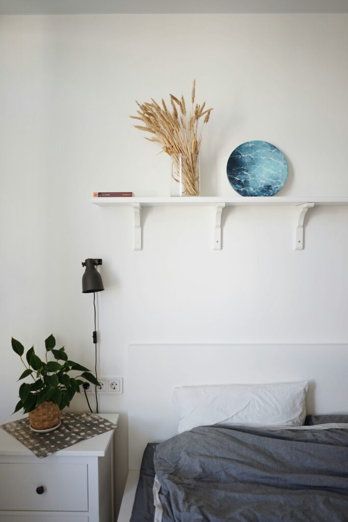 Open Shelving with Beach-Inspired Displays