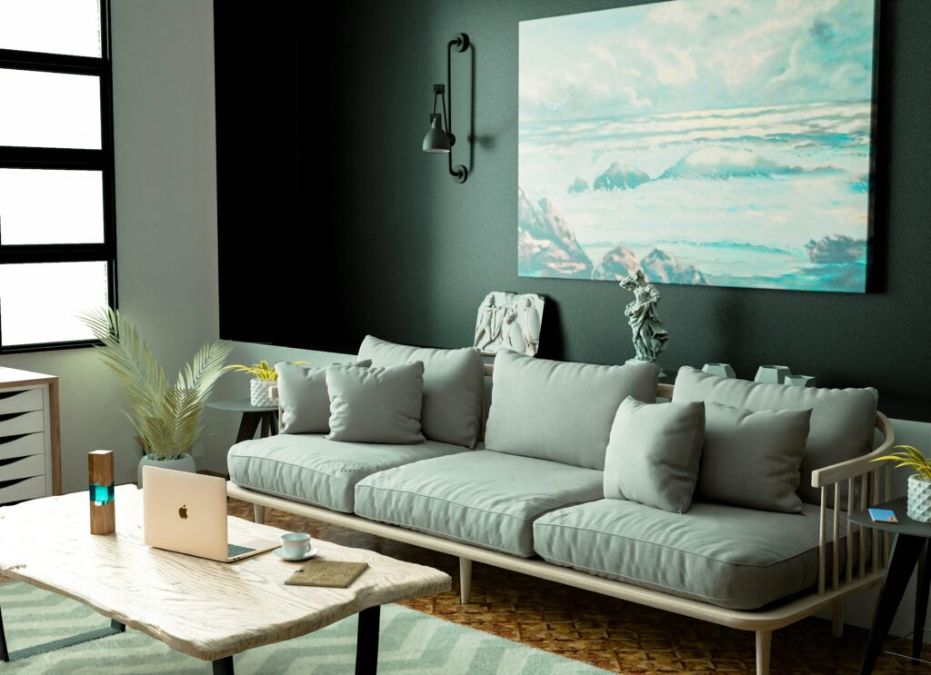 Pops of Ocean-Inspired Colors